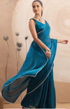 KT 2005 Hiffon Two Tone Saree Wholesale Market In Surat With Price